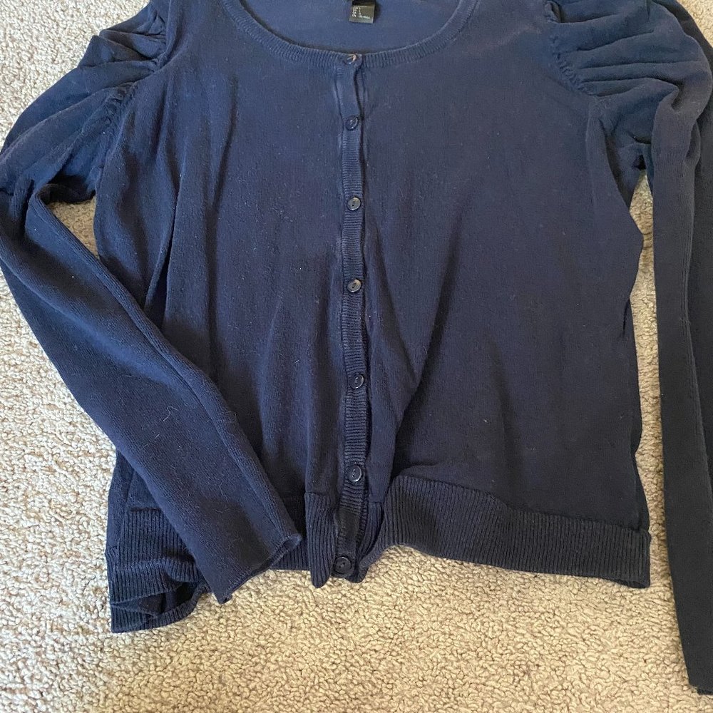 H&M Navy Cardigan